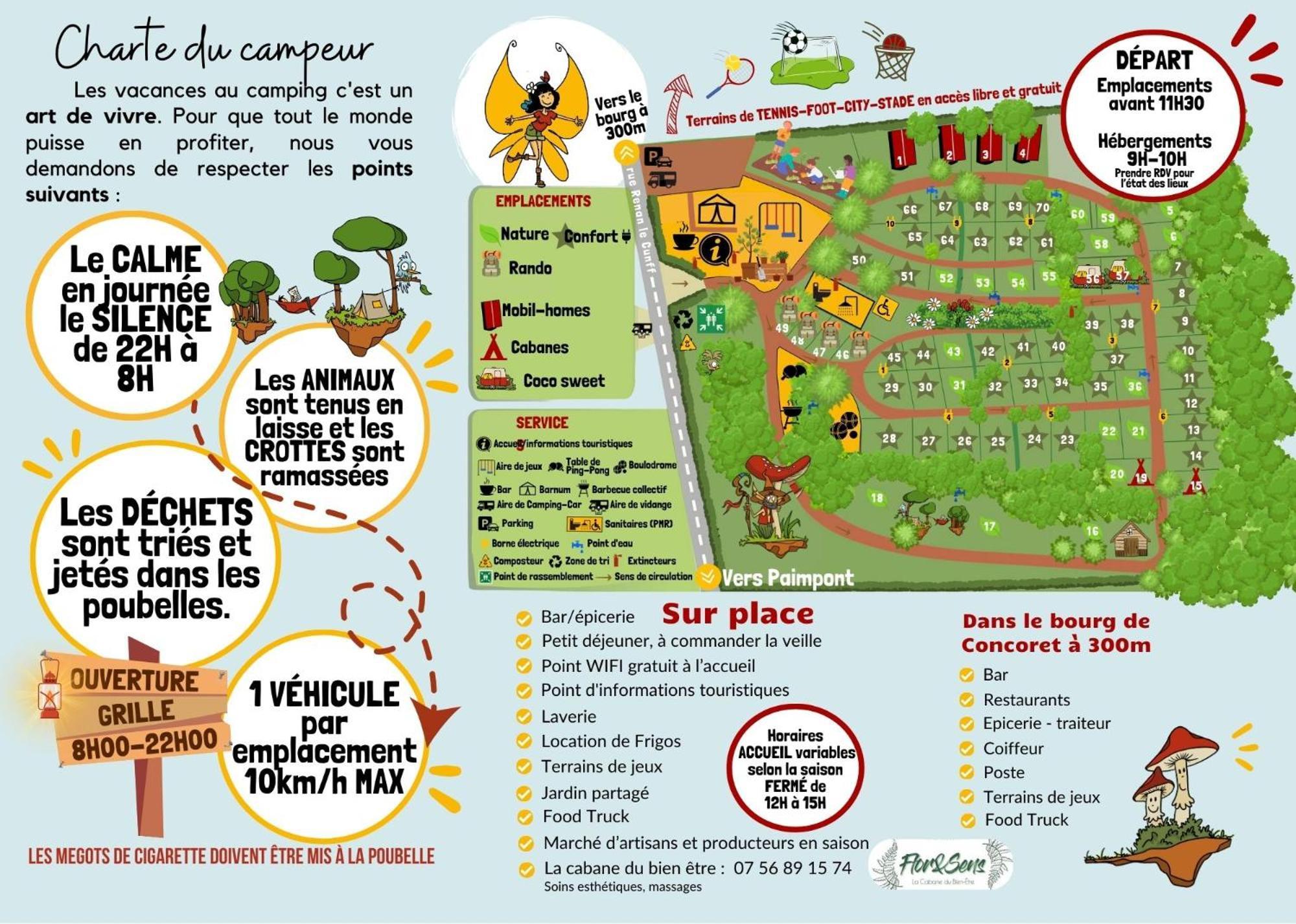 Camping Le Val Aux Fees - Broceliande Concoret Exterior photo
