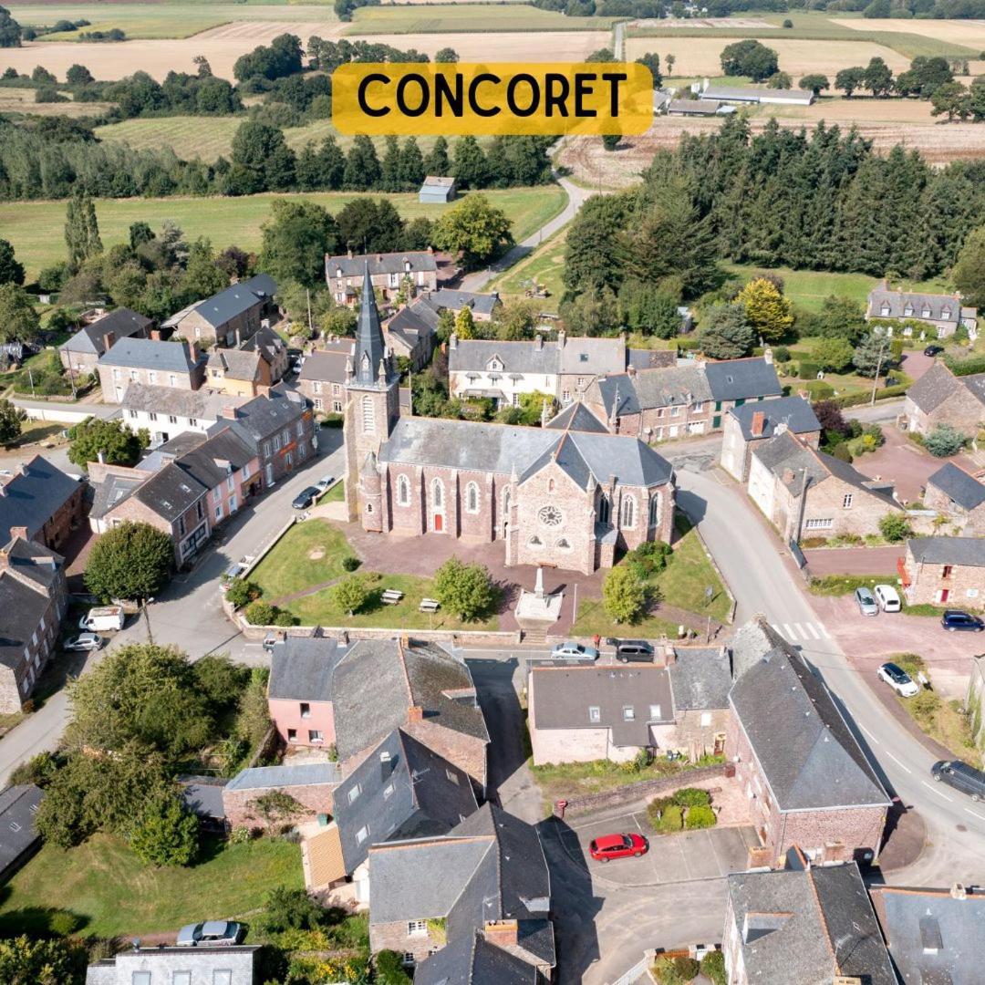 Camping Le Val Aux Fees - Broceliande Concoret Exterior photo
