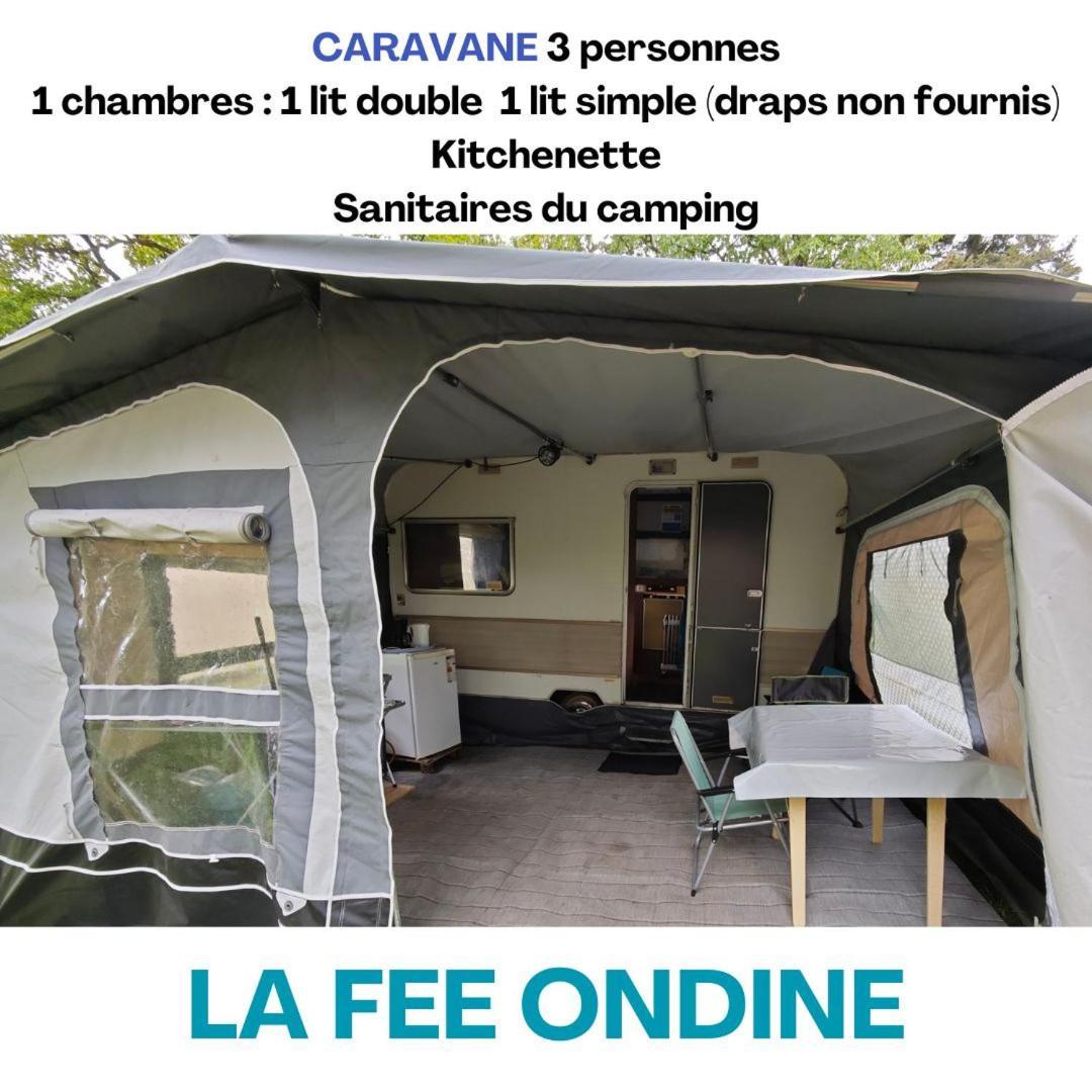 Camping Le Val Aux Fees - Broceliande Concoret Exterior photo